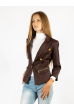 Пиджак женский 257P030 коричневый