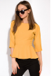 Блуза однотонная 148P32 желтый