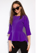 Блуза однотонная 148P32 фиолетовый