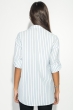 Рубашка женская праздничная 51P003 бело-голубой