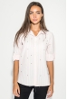 Рубашка женская праздничная 51P003 бело-розовый