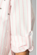 Рубашка женская праздничная 51P003 бело-розовый