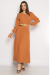 Элегантное платье 640F003 персиковый