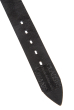 Ремень с классической пряжкой серебристого цвета  97P006-1 черный