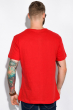 Хлопковая мужская футболка 134P015 красный