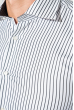 Рубашка мужская приталенная 50PD62643 бело-черный