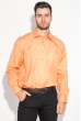 Рубашка мужская полоска принт  50PD873-19 оранжевая полоска