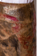 Юбка женская с принтом 81P1622 коричневый