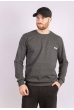 Свитшот мужской темно-серый 85F541-4 на тонком флисе темно-серый Свитшот мужской темно-серый 85F541-4 на тонком флисе темно-серый
