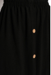 Юбка макси декорированная пуговицами 632F001-3 черный