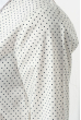 Рубашка женская в горошек 270V002-3 молочно-черный