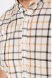 Рубашка с коротким рукавом 511F020 серо-бежевый