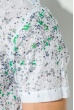 Рубашка мужская с цветочным орнаментом 50P8539 молочно-салатовый