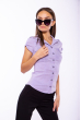 Рубашка женская 118P363 фиолетово-белый