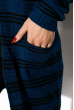 Кардиган женский 129P026 сине-черный