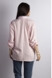 Рубашка женская бело-розовая 632F022-8 бело-розовый