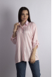 Рубашка женская бело-розовая 632F022-8 бело-розовый
