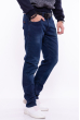 Стильные джинсы прямого покроя 149P008 темно-синий