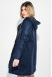Пальто женское с крупными карманами, на змейке 64PD273 синий