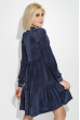 Платье женское с юбкой воланами 78PD5074 темно-синий