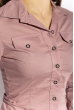 Рубашка женская с длинным рукавом 118P082 лиловый