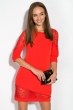 Платье с кружевом 136P691 красный Платье с кружевом 136P691 красный