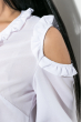 Блузка женская с открытыми плечами 72PD150 белый