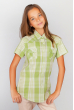 Рубашка женская стильная 554KC001-1 junior оливково-молочный