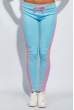 Брюки женские с лампасами 424F001 голубой