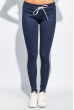 Брюки женские с лампасами 424F001 темно-синий