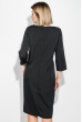 Платье женское (батал) с подолом в пайетках 74PD314 черный