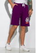 Хлопковые шорты 148P130-4 фиолетовый