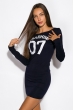 Платье женское 120P053 темно-синий