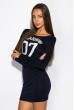 Платье женское 120P053 темно-синий