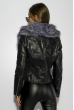 Куртка женская с меховым воротником 170P9032 черный