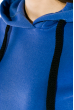 Платье-худи женское, на флисе 69P01044 голубой