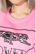 Свитшот женский свободного кроя 82PD880 розовый фуксия