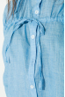 Рубашка женская с завязками на груди 64PD337-1 голубой