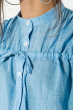 Рубашка женская с завязками на груди 64PD337-1 голубой