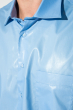 Рубашка мужская однотонная, классический воротник 50P0300 голубой