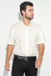 Рубашка мужская однотонная, классический воротник 50P0300 айвори