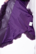 Меховая женская жилетка 120PRA953 junior фиолетовый