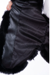 Меховая женская жилетка 120PRA953 junior черный