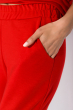 Спортивный костюм с укороченными брюками 151P002 красный