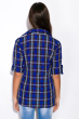 Рубашка женская 120P438-4 сине-черный
