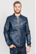 Куртка мужская классика экокожа 636K001 темно-синий