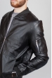 Куртка мужская классика экокожа 636K001 черный