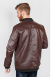 Куртка мужская классика экокожа 636K001 коричневый