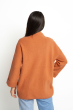 Свитер женский в рубчик Oversize 777A047-2 кирпичный