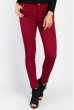 Брюки женские на флисе 632K002 терракотовый